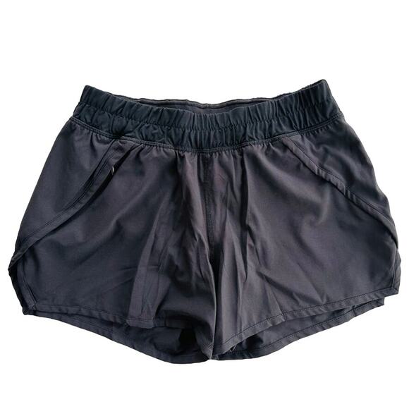 Ivivva Girls Relay Shorts Size 12 Black NEW Run Gym Soccer Summer Sports - Picture 1 of 4